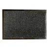 Tapis 40x60cm noir chine blanc