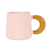 Tasse bicolore anse croissant