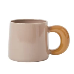 Tasse bicolore anse croissant