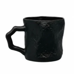 Tasse noir mat texture 170ml
