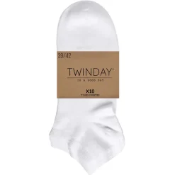 Tiges courtes x10 blanc