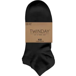 Tiges courtes x10 noir
