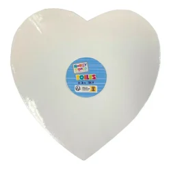 Toile coeur 30cm