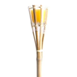 Torche bambou avec bougie