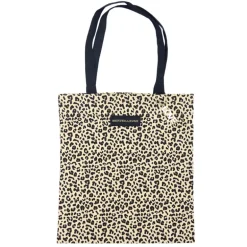 Tote bag leopard et message