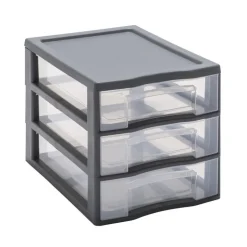 Tour a4 mm 3 tiroirs gris