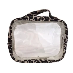Tousse de toilette leopard