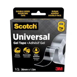 Universal gel tape transparent