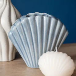 Vase ceramique coquillage