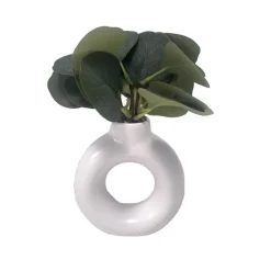 Vase donut eucalyptus