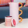 Vase pichet anse ondule