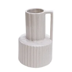Vase pichet ceramique strie