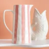 Vase pichet raye