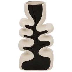 Vase vague noir et blanc