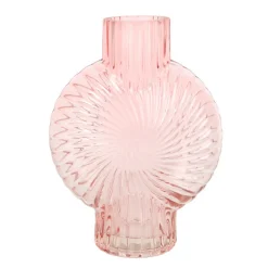 Vase verre rond