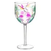 Verre a vin avec impression flam