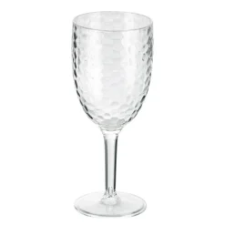 Verre a vin craquele transparent