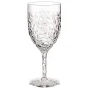 Verre a vin effet craquele