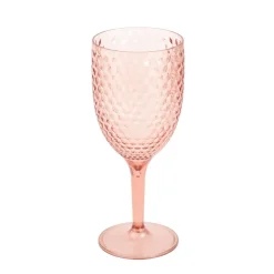 Verre a vin plastique transparen