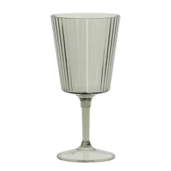 Verre a vin strie gris