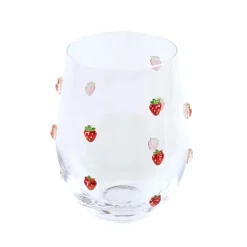 Verre bas fruit en relief