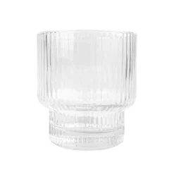 Verre strie transparent 31cl x4