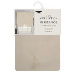 Vitrage x2 elegance 60x90cm