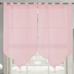 Vitrage x2 elegance 60x90cm rose