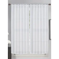 Vitrage x2 oxford 60x160cm