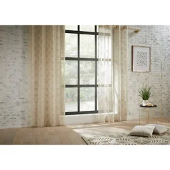 Voilage brod mia lin 140x240