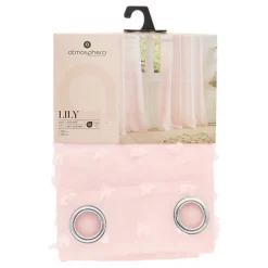 Voilage lily rose 140x240