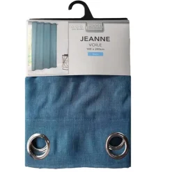 Voile jeanne 140x240cm bleu