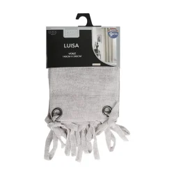 Voile luisa taupe