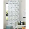 Voile oeillets flore 140x240cm